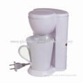 110V-230V Car Coffee Maker with Ceramic Cup, 110 to 230V AC Voltage and 450cc Capacity